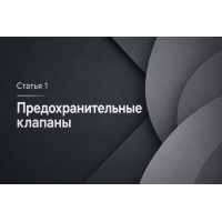 Предохранительный клапан сброса давления